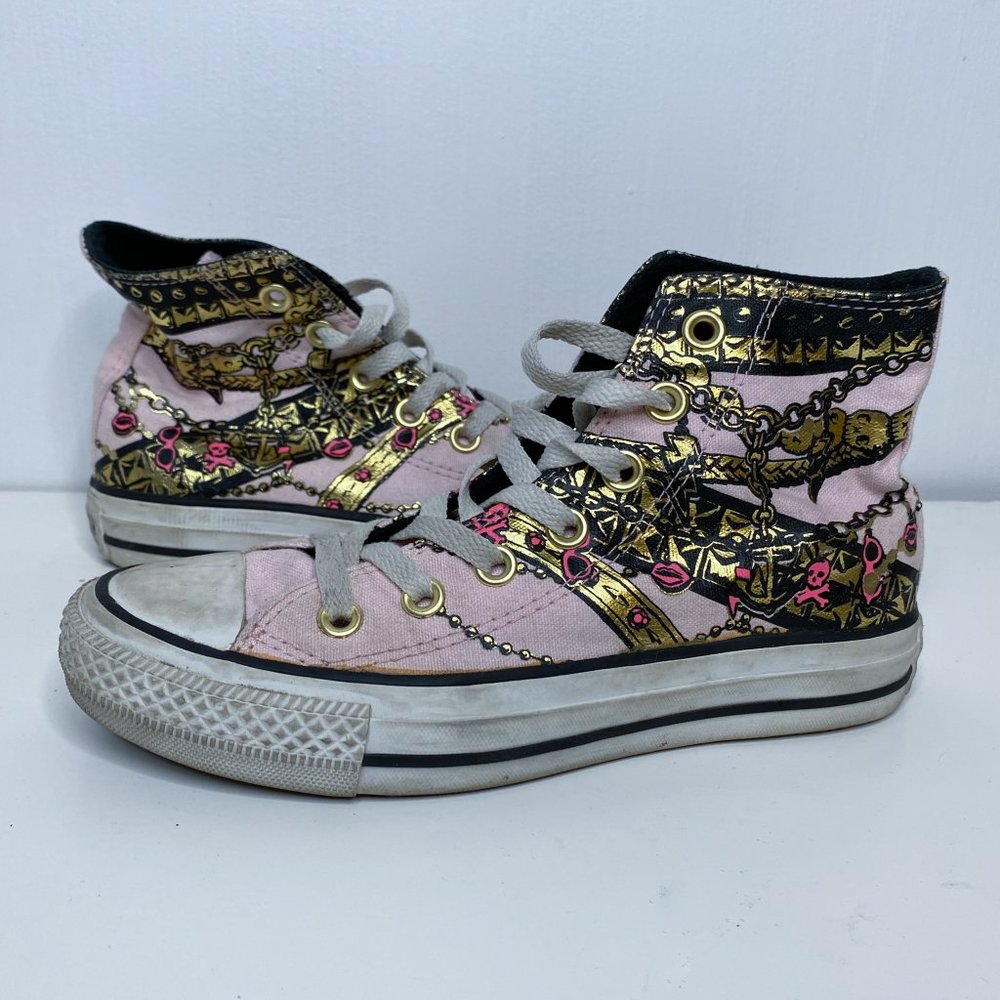 Pale Pink Hi-Top Converse